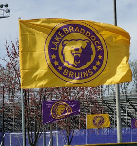 Game Day Flag-Purple or Gold