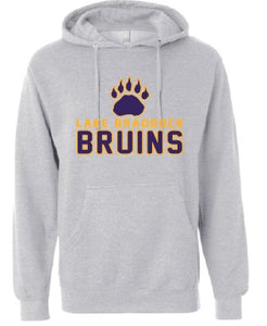 Hoodie - Grey w/Claw