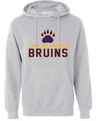 Hoodie - Grey w/Claw